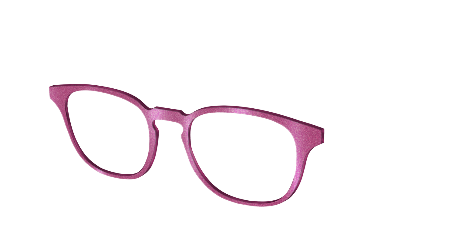 The Pink Shimmer - Angle Top Image - Pair Eyewear
