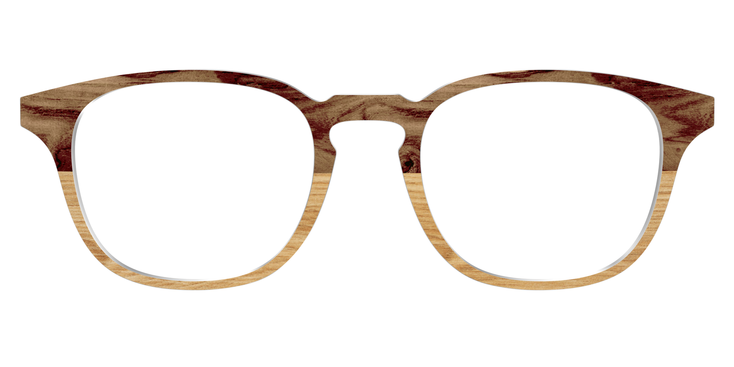 The Pirate Plank Wood Split - Front Top Image - Pair Eyewear