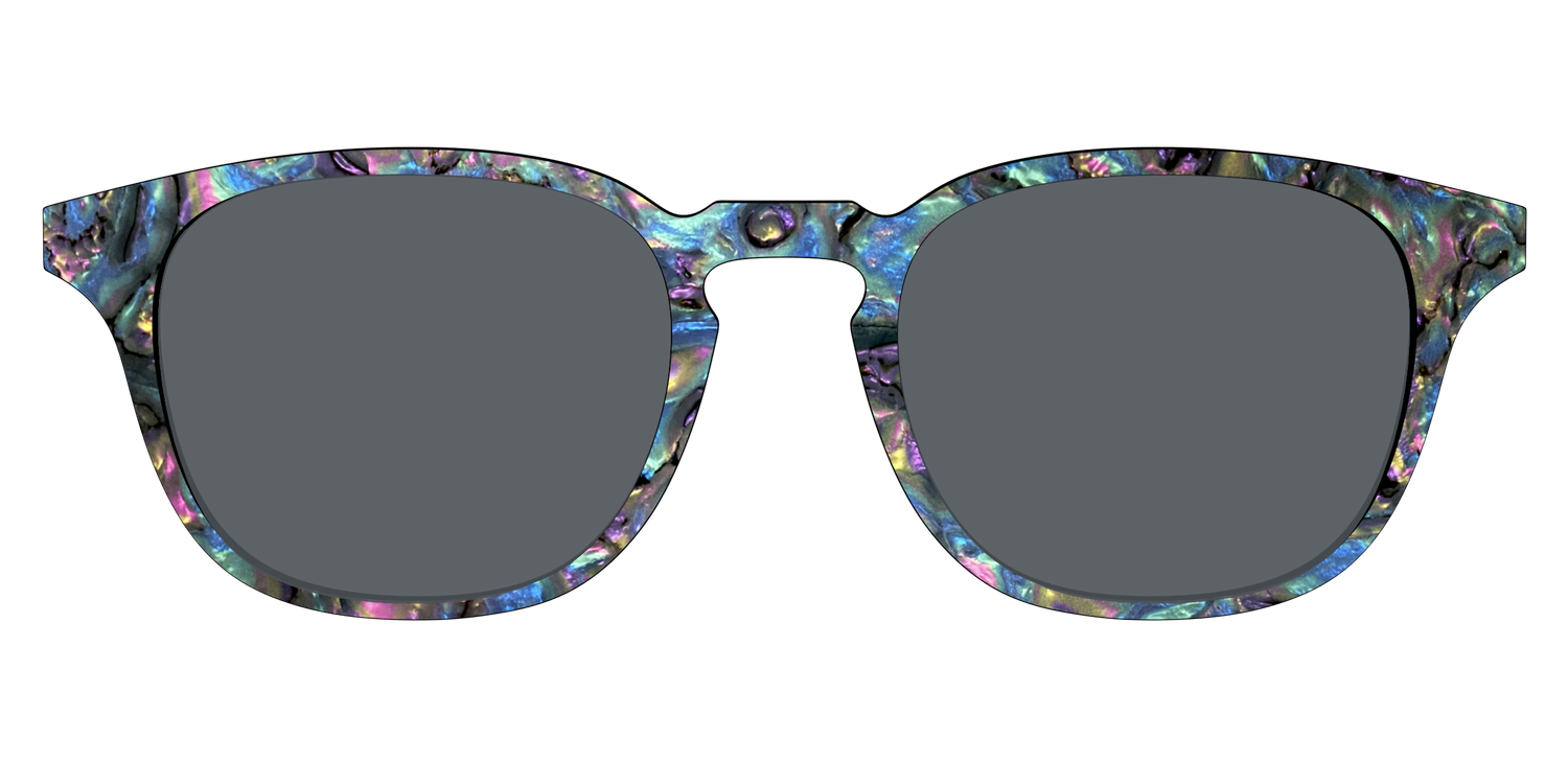 The Polarized Midnight Abalone Sun Top - Front Top Image - Pair Eyewear