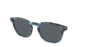The Polarized Midnight Abalone Sun Top - Angle Top Thumbnail - Pair Eyewear