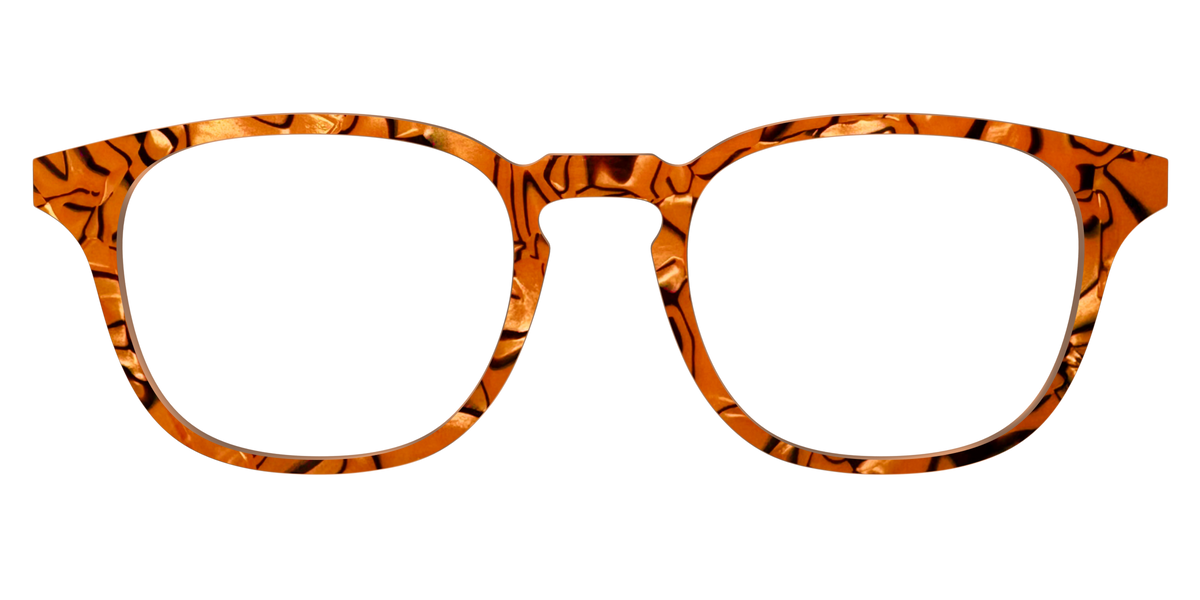 The Pumpkin Pearl Swirl - Front Top Image - Pair Eyewear