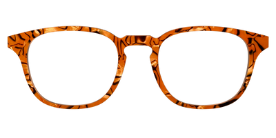 The Pumpkin Pearl Swirl - Front Top Thumbnail - Pair Eyewear