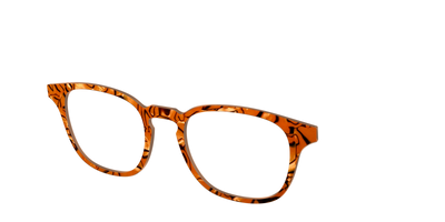 The Pumpkin Pearl Swirl - Angle Top Thumbnail - Pair Eyewear