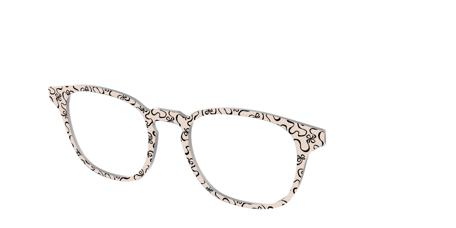 The Romantic Ribbons - Angle Top Image - Pair Eyewear
