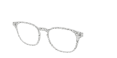 The Silver Sparkle - Angle Top Thumbnail - Pair Eyewear