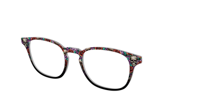 The Skull & Thorn Stained Glass - Angle Top Thumbnail - Pair Eyewear