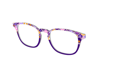 The Spooky Scallop Split - Angle Top Thumbnail - Pair Eyewear