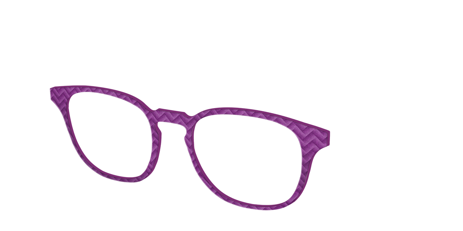 The Violet Herringbone - Angle Top Image - Pair Eyewear