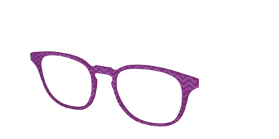 The Violet Herringbone - Angle Top Thumbnail - Pair Eyewear