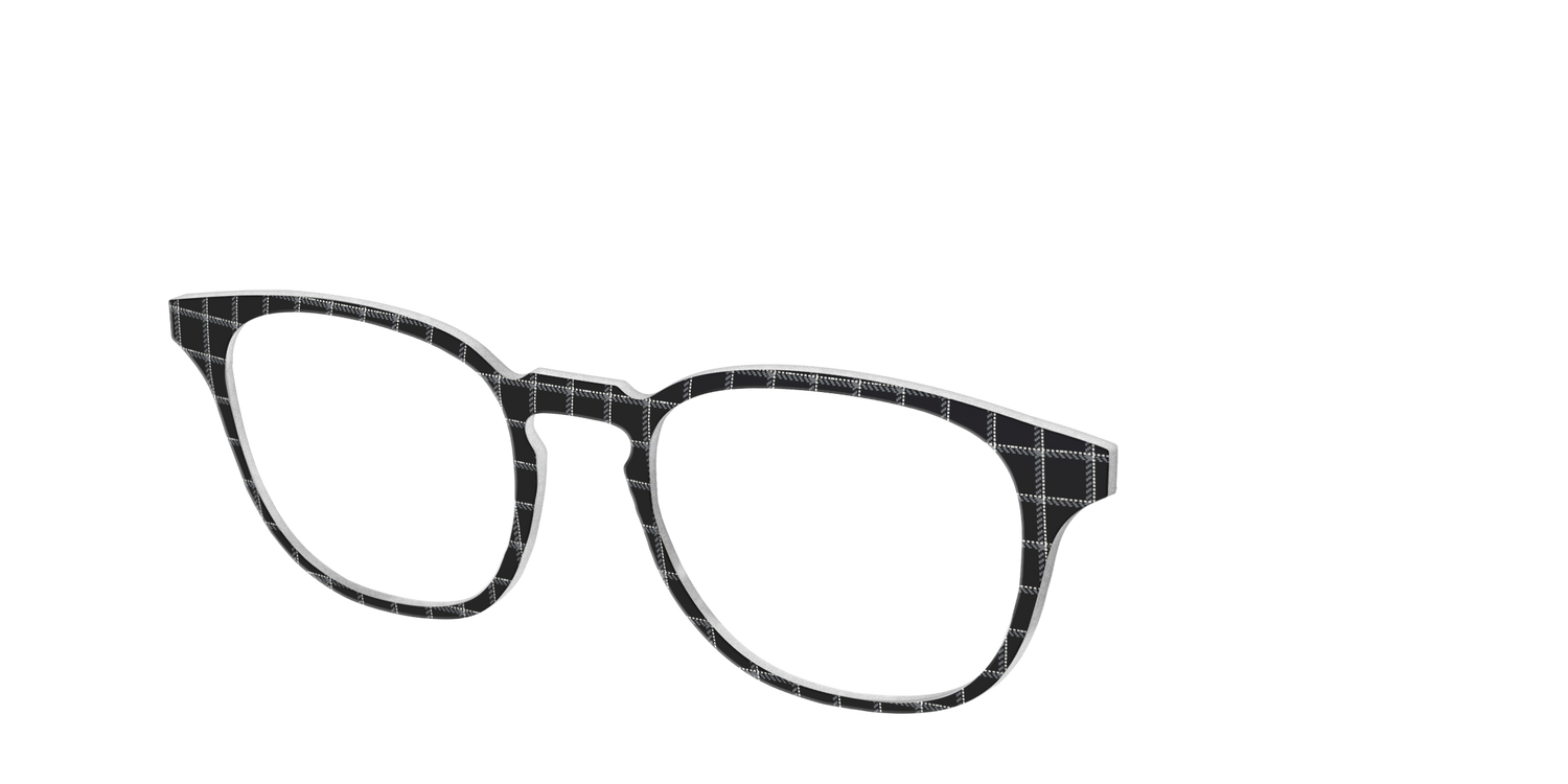 The Windowpane Plaid - Angle Top Image - Pair Eyewear