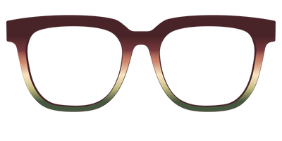 The Acorn to Moss Gradient - Front Top Thumbnail - Pair Eyewear