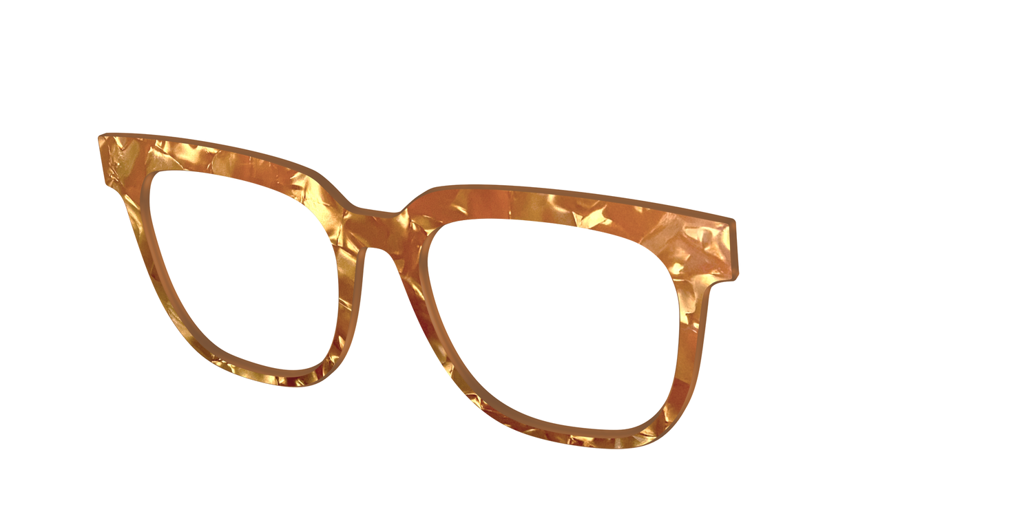 The Amber Pearl Marble - Angle Top Image - Pair Eyewear