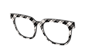 The B&W Plaid - Angle Top Thumbnail - Pair Eyewear