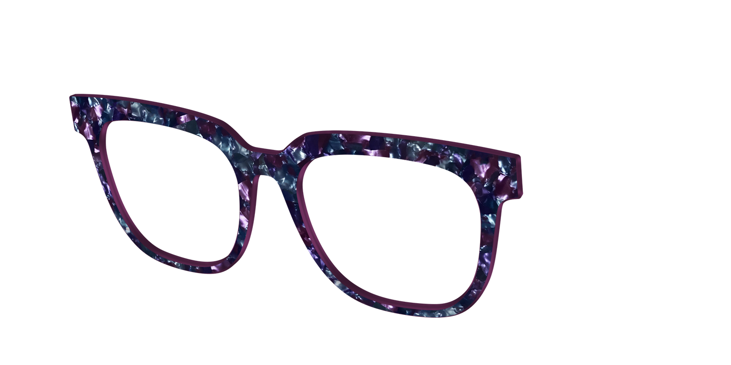 The Black Opal Pearl Tortoise - Angle Top Image - Pair Eyewear