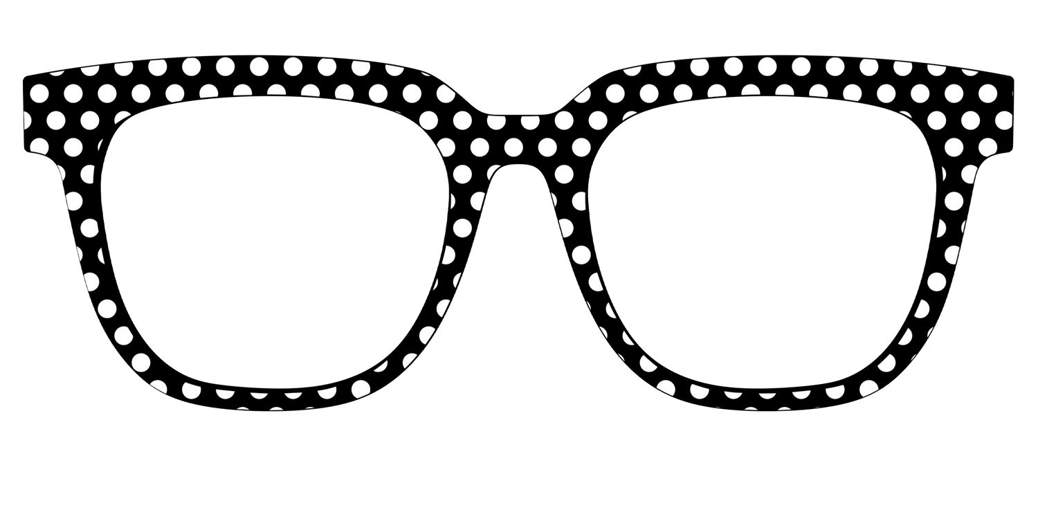 The Black Polka Dots - Front Top Image - Pair Eyewear