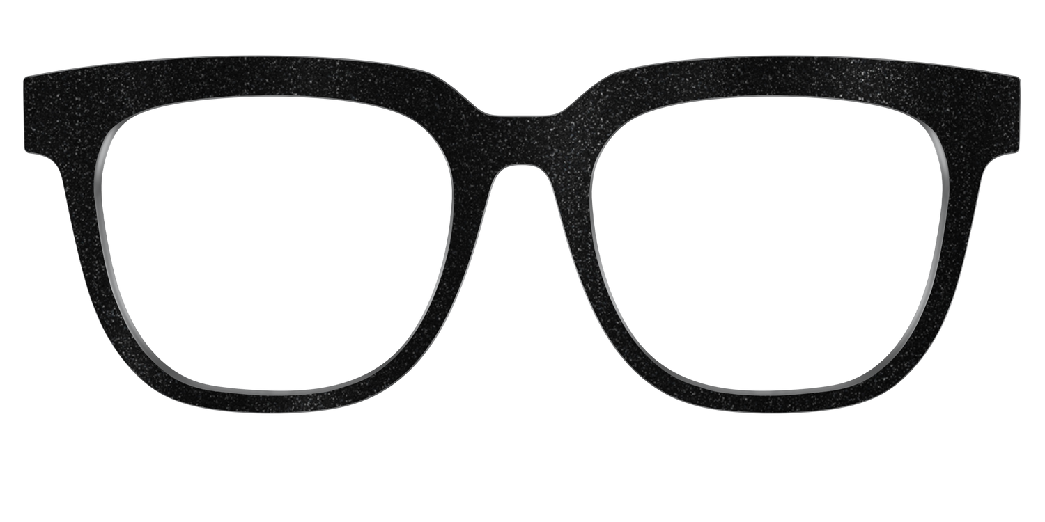 The Black Shimmer - Front Top Image - Pair Eyewear