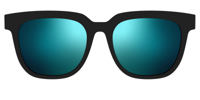 The Polarized Blue Reflective Sun Top - Front Top Thumbnail - Pair Eyewear