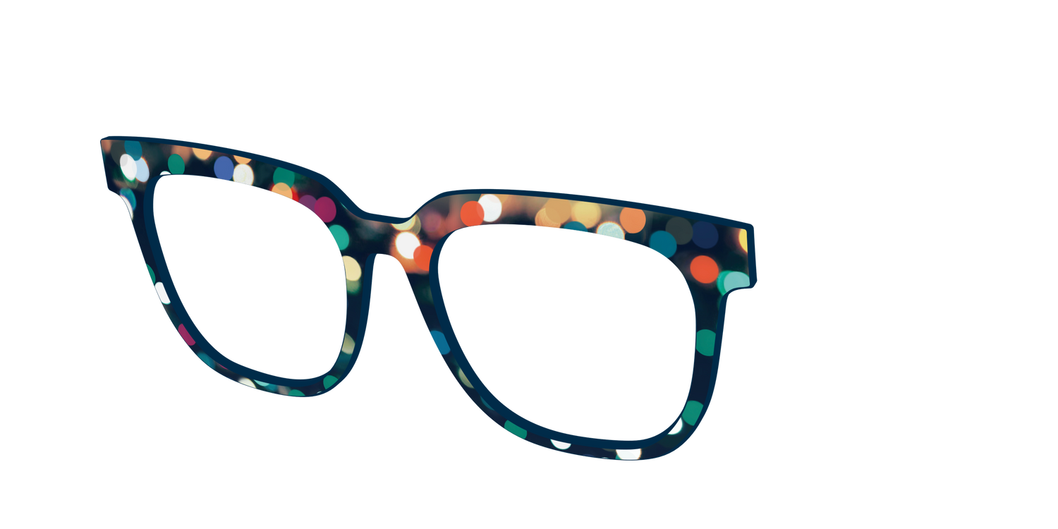 The Bokeh Dot - Angle Top Image - Pair Eyewear