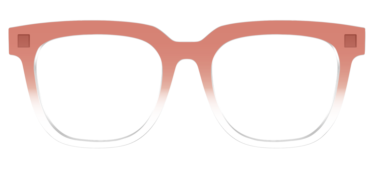 The Burnt Orange Gradient Crystal - Front Top Image - Pair Eyewear