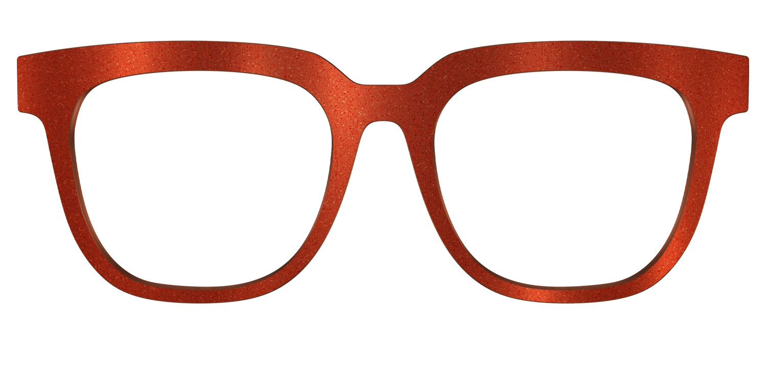 The Burnt Orange Shimmer - Front Top Image - Pair Eyewear