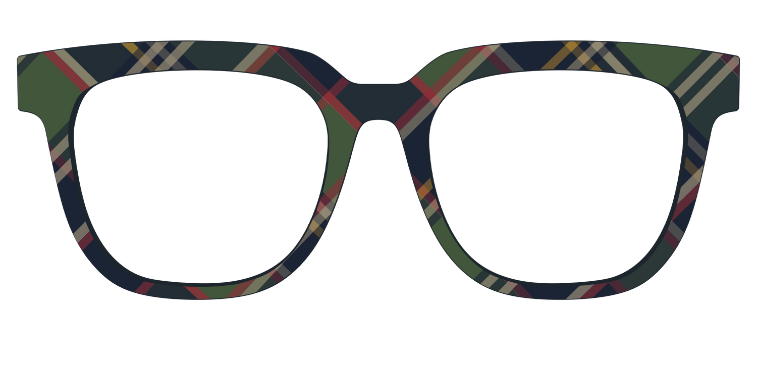The Flannel Plaid - Front Top Image - Pair Eyewear