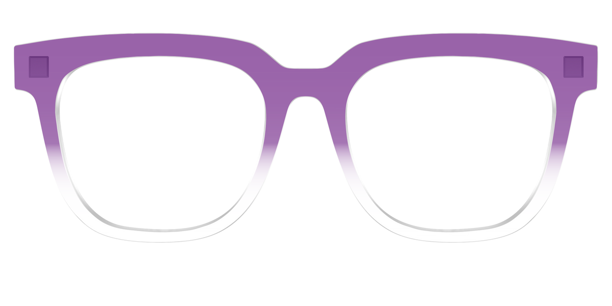 The Grape Gradient Crystal - Front Top Image - Pair Eyewear