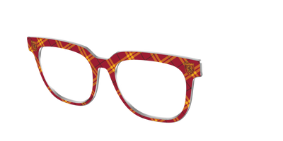 The Gryffindor™ Plaid - Angle Top Thumbnail - Pair Eyewear