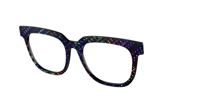 The Holographic Dots - Angle Top Thumbnail - Pair Eyewear