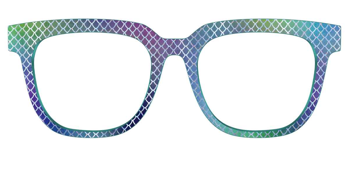 The Holographic Dragon Scales - Front Top Image - Pair Eyewear