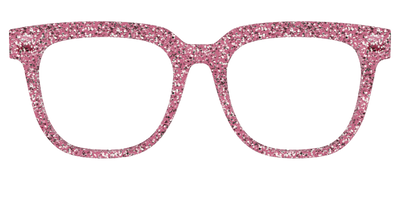 The Hot Pink Sparkle - Front Top Thumbnail - Pair Eyewear