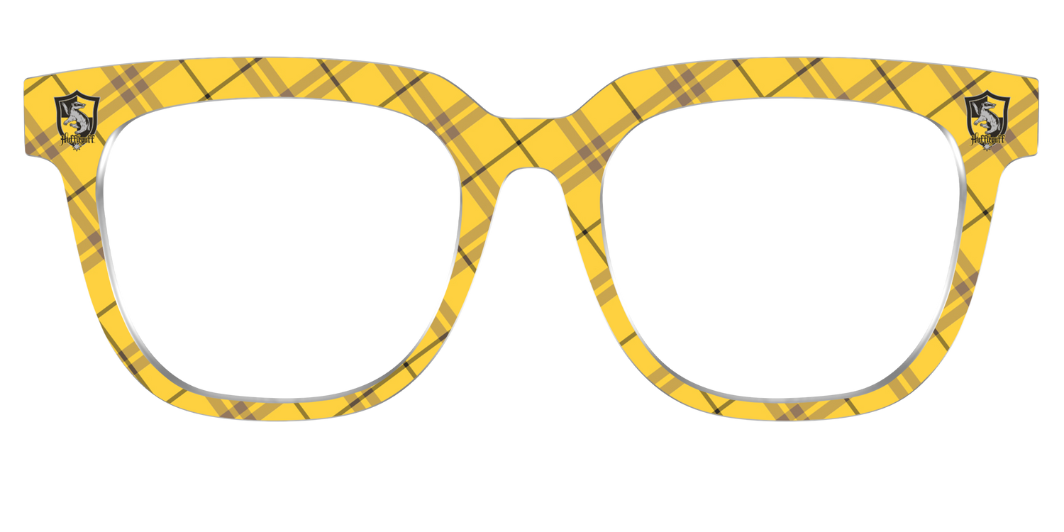The Hufflepuff™ Plaid - Front Top Image - Pair Eyewear