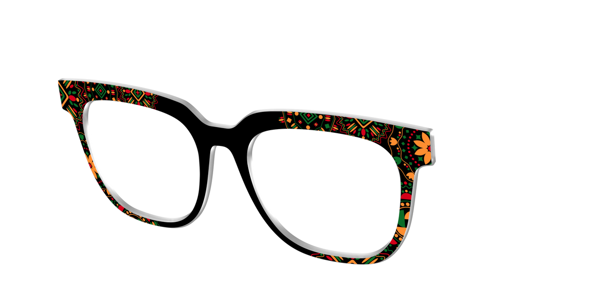 The Kwanzaa Medallion - Angle Top Image - Pair Eyewear