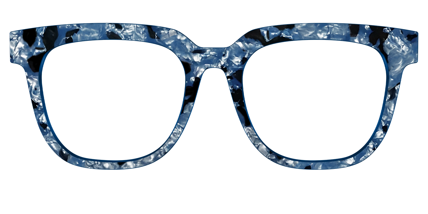 The Midnight Blue Pearl Tortoise - Front Top Image - Pair Eyewear