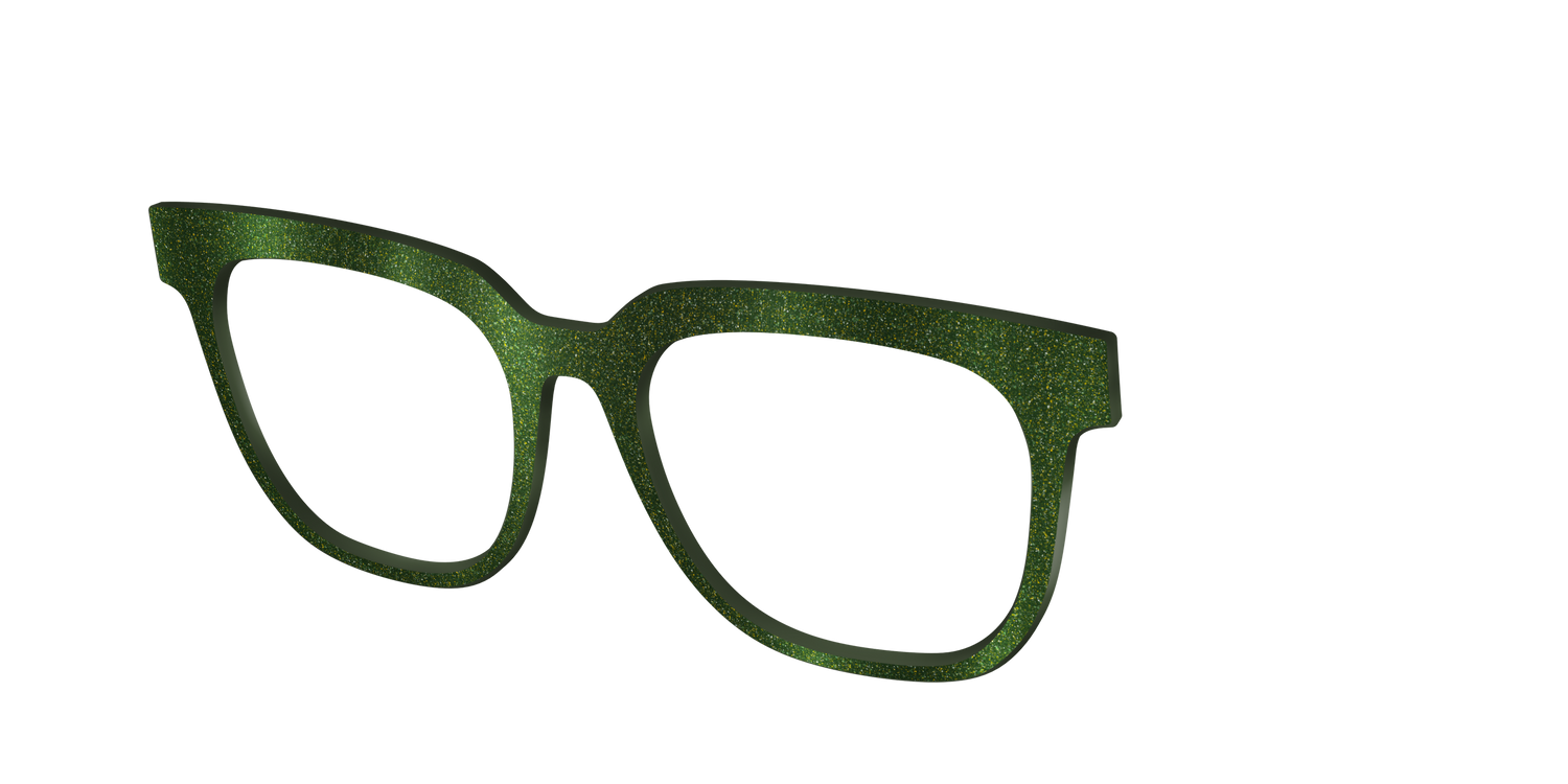 The Olive Shimmer - Angle Top Image - Pair Eyewear