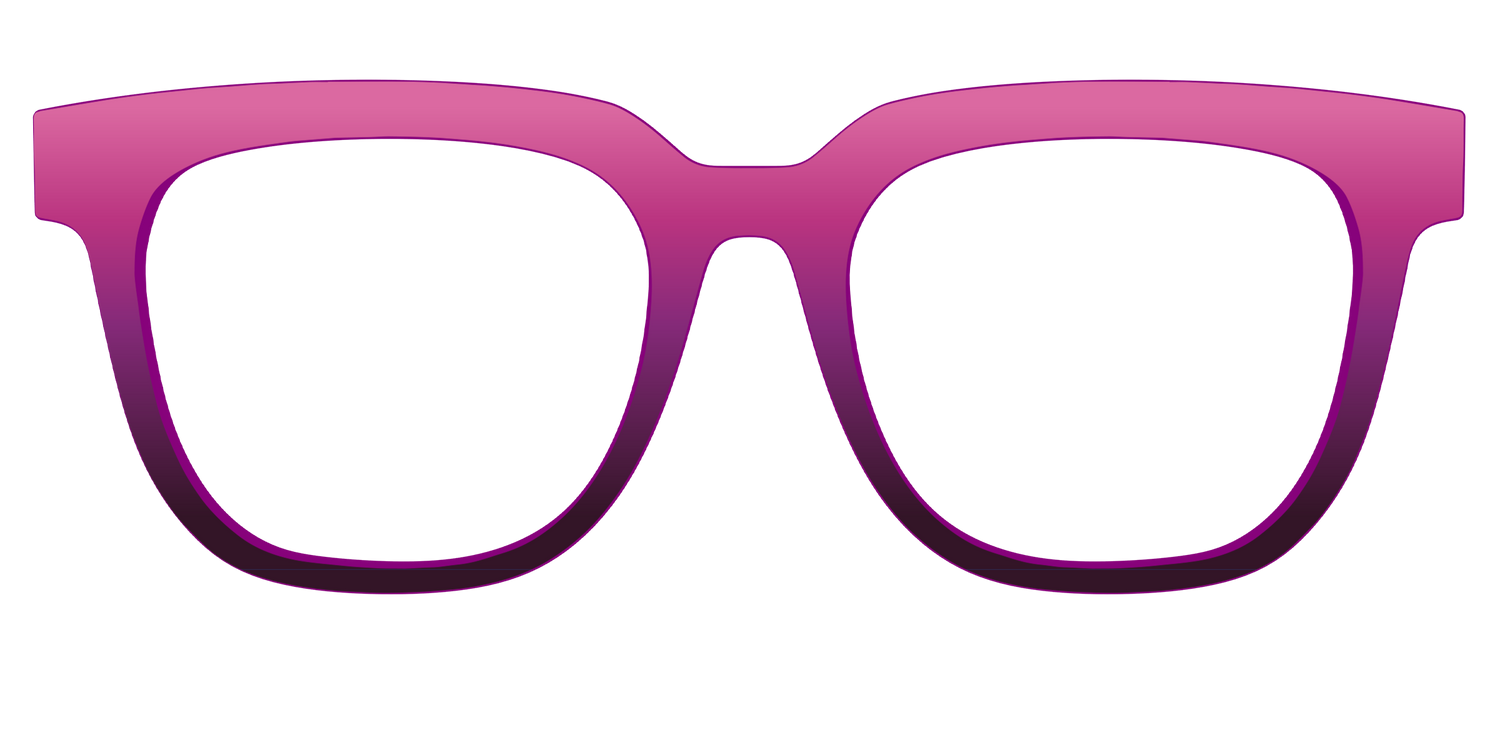 The Pink to Plum Gradient - Front Top Image - Pair Eyewear