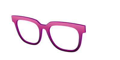The Pink to Plum Gradient - Angle Top Thumbnail - Pair Eyewear