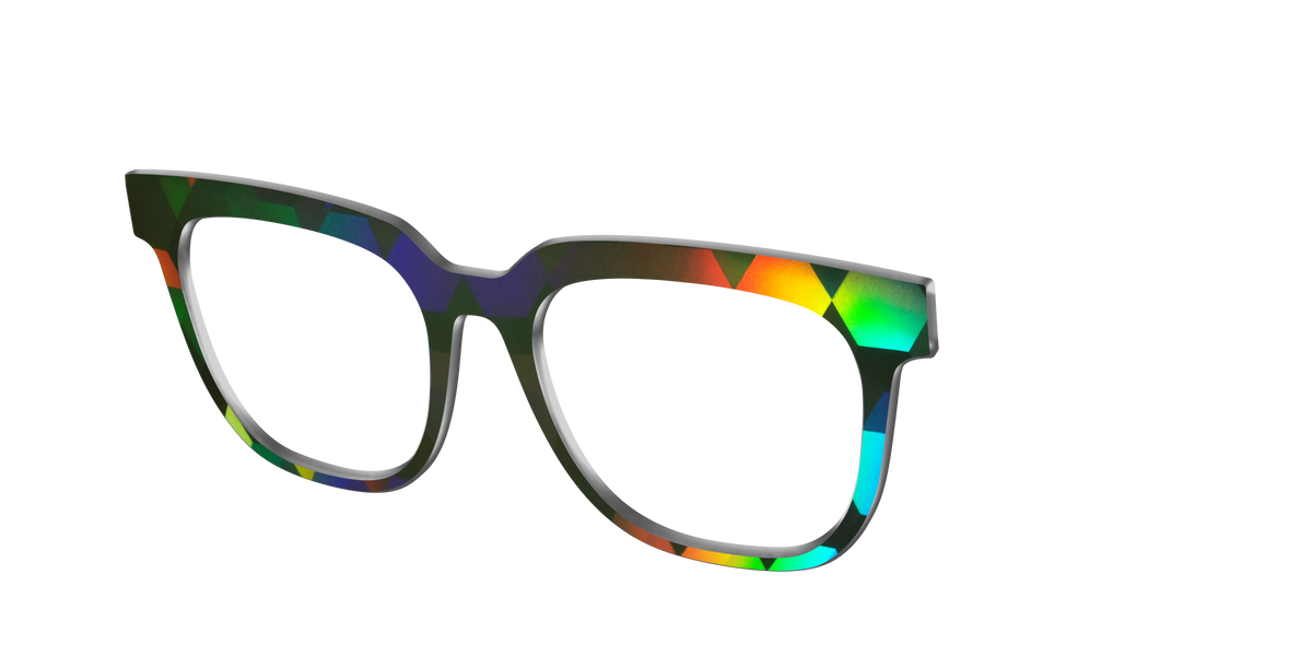 The Psychedelic Rhombus - Angle Top Image - Pair Eyewear