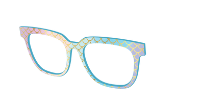 The Rainbow Mermaid - Angle Top Thumbnail - Pair Eyewear