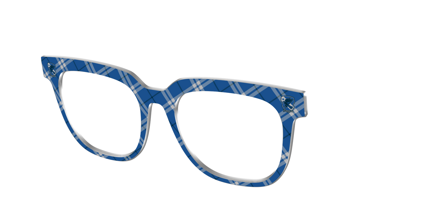 The Ravenclaw™ Plaid - Angle Top Image - Pair Eyewear
