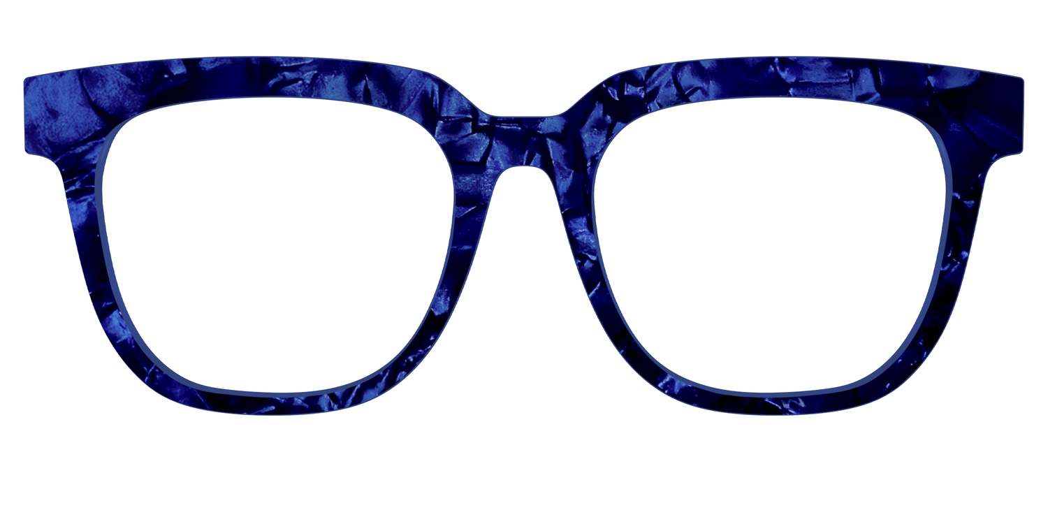 The Sapphire Pearl Marble - Front Top Image - Pair Eyewear