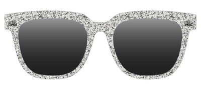 The Polarized Silver Sparkle Sun Top - Front Top Thumbnail - Pair Eyewear