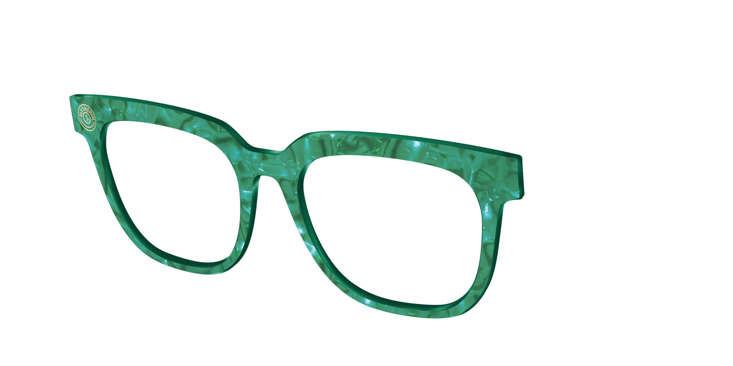 The Slytherin™ Pearl Tortoise - Angle Top Image - Pair Eyewear