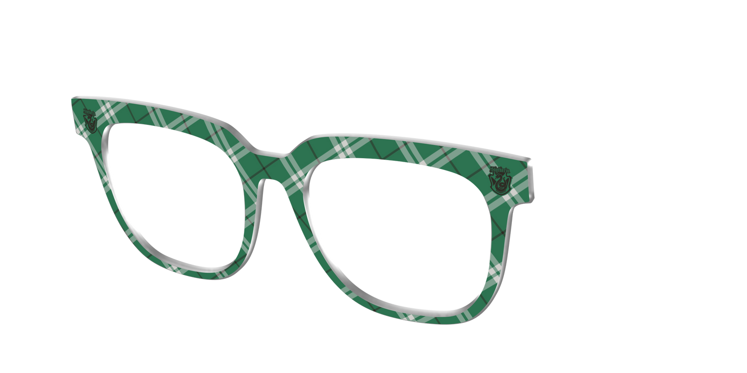 The Slytherin™ Plaid - Angle Top Image - Pair Eyewear