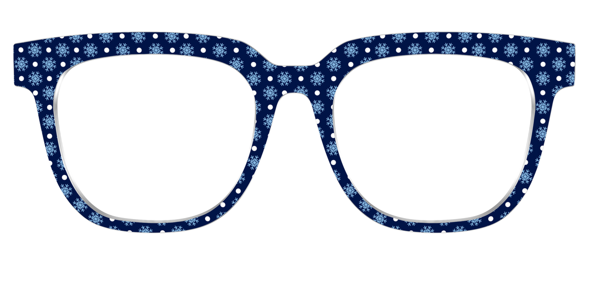 The Snowflake Polka Dot - Front Top Image - Pair Eyewear
