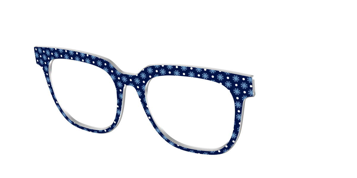 The Snowflake Polka Dot - Angle Top Image - Pair Eyewear