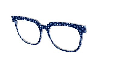 The Snowflake Polka Dot - Angle Top Thumbnail - Pair Eyewear