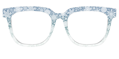 The White Lace Snowflake Crystal - Front Top Thumbnail - Pair Eyewear