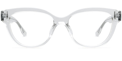 The Quinn - Crystal Clear - Thumbnail1 - Pair Eyewear