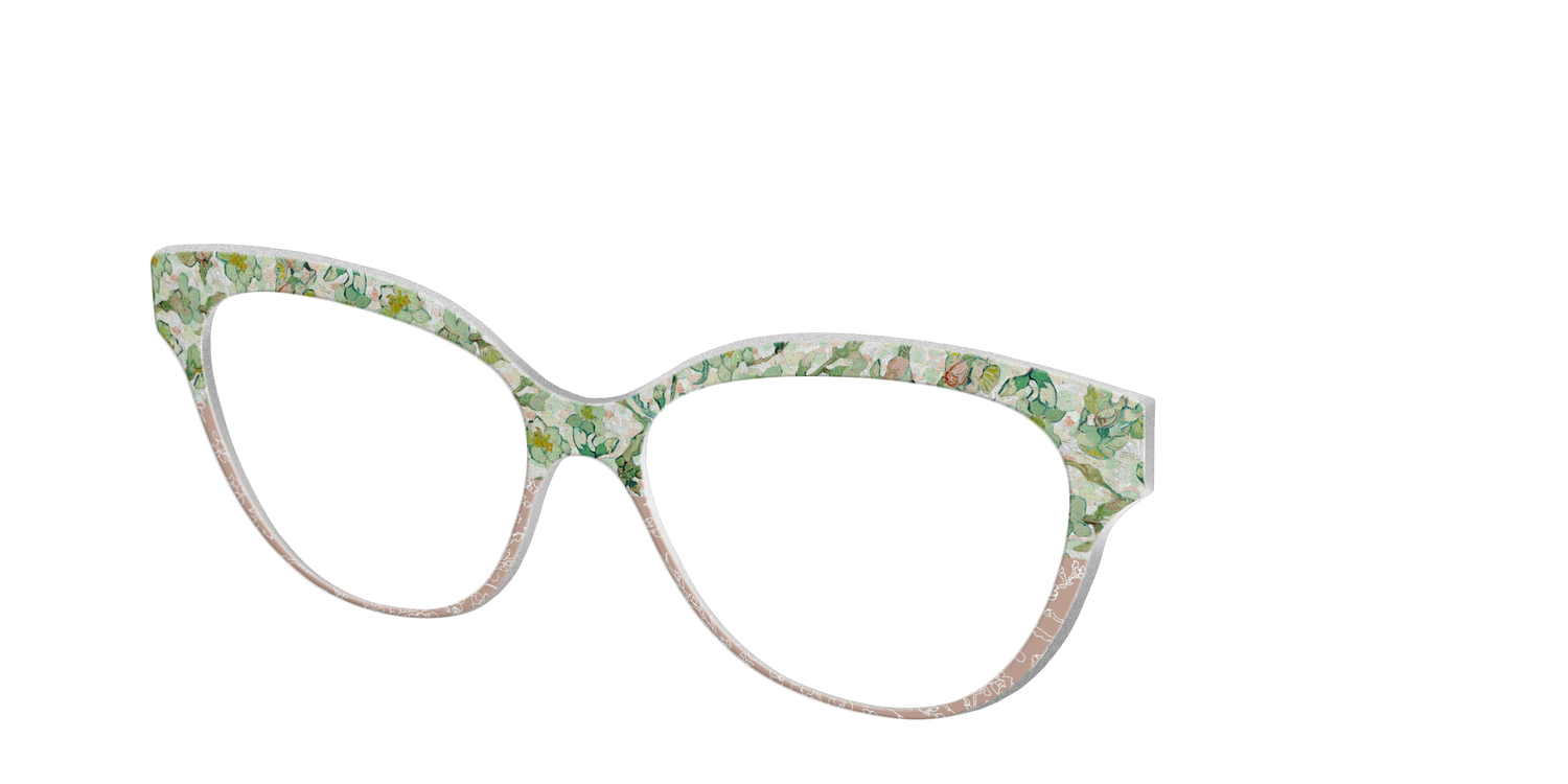The Almond Blossom Split - Angle Top Image - Pair Eyewear
