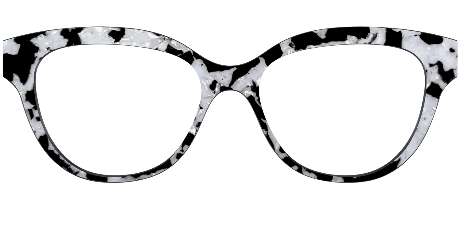 The Black & White Pearl Tortoise - Front Top Image - Pair Eyewear